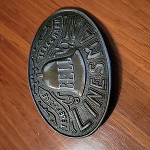 Vintage BELL Telephone & Telegraph Linesman Belt Buckle